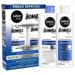 KIT SALON LINE SOS BOMBA CRESCIMENTO CAPILAR