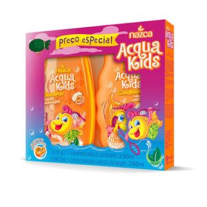 KIT SH+COND ACQUA KIDS CABELOS CACHEADOS