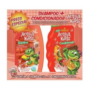 KIT SH+COND ACQUA KIDSCABELOS LISOS E FINOS