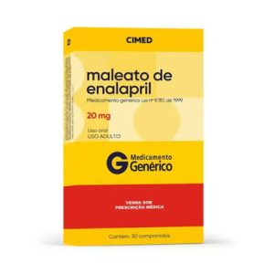 MALEATO DE ENALAPRIL 20MG