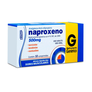 NAPROXENO 500MG 10 COMP