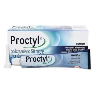 PROCTIL POMADA COM 10 APLICADORES