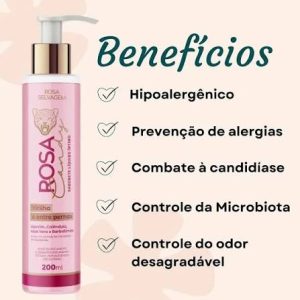SABONETE INTIMO ROSA CANDY 200ML ROSA SELVAGEM