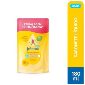 SABONETE LIQUIDO JOHNSON BABY 180ML REFIL CAMOMILA