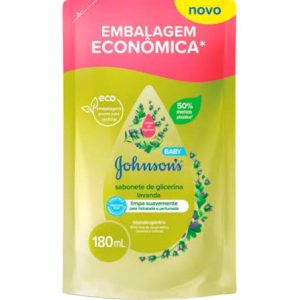 SABONETE LIQUIDO JOHNSON BABY 180ML REFIL LAVANDA