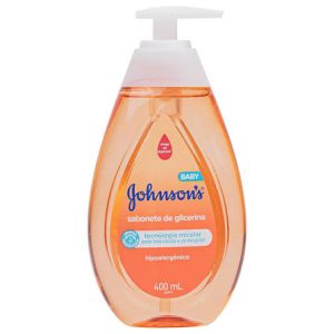 SABONETE LIQUIDO JOHNSON BABY 400ML DA CABEÇA AOS PES