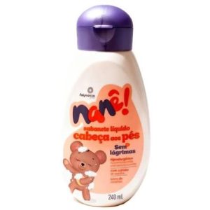 SABONETE LIQUIDO NANÊ 240ML DA CABEÇA AOS PÉS