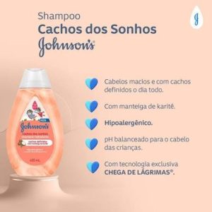 SHAMPOO JOHNSON 200ML CACHOS DOS SONHOS
