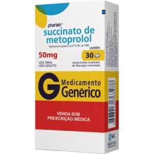 SUCCINATO DE METOPROLOL 50MG