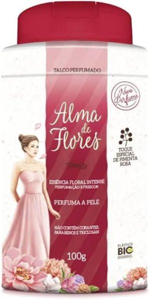 TALCO ALMA DE FLORES 100G ESSÊENCIA DE FLORES INTENSE