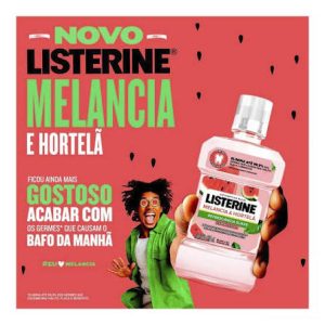 ANTISSÉPTICO BUCAL LISTERINE 250ML MELANCIA+HORTELÃ